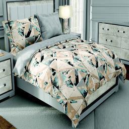 سرویس روتختی طرح ساتین پنبه پلاس کد 58 دو نفره شش تکه