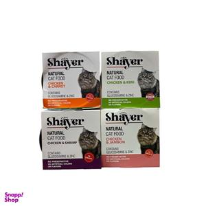 کنسرو گربه شایر مدل natural وزن 440 گرم مجموعه 4 عددی