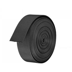 بند کیف مدل نوار گان برزنت 2.2cm-Bla- طول ده متر