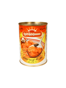 کنسرو خوراک لوبیا چیتی با قارچ سیبون 400 گرم