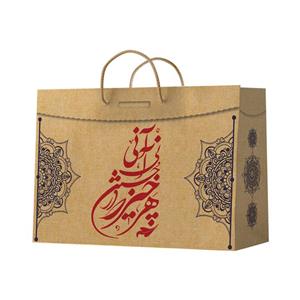ساک دستی مدل لبه دار کد 10465 بسته 12 عددی