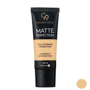 کرم پودر  گلدن رز مدل matte perfection شماره c1 حجم 35 میلی لیتر