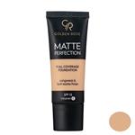 کرم پودر گلدن رز مدل   Matte Perfection شماره c4 حجم 35 میلی لیتر