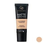 کرم پودر گلدن رز مدل  Matte Perfection شماره c3 حجم 35 میلی لیتر