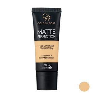 کرم پودر گلدن رز مدل Matte Perfection شماره w2 حجم 35 میلی لیتر 