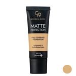 کرم پودر گلدن رز مدل  Matte Perfection شماره W7 حجم 35 میلی لیتر