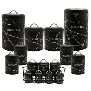 سرویس آشپزخانه بی.وی.کی 16 پارچه طرح ماربل کد 805581