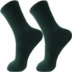 جوراب ورزشی مردانه ادیب مدل کش انگلیسی کد MNSPT-DKGN رنگ سبز تیره بسته 2 عددی