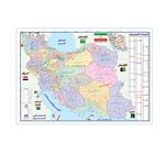 نقشه تقسیمات کشوری ایران کد 70100 انتشارات اندیشه کهن