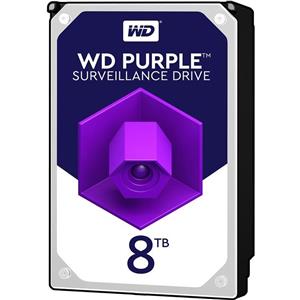 هارددیسک اینترنال وسترن دیجیتال مدل Purple WD81PURZ ظرفیت 8 ترابایت Western Digital Purple WD81PURZ Internal Hard Disk 8TB