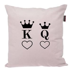 کوسن ناریکو مدل فانتزی طرح تاج پادشاه و ملکه کد 04537