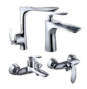 ست شیرآلات بهداشتی ایران گروه - مدل اهرمی الگانس کروم