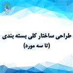 طراحی ساختار کلی بسته بندی (Uniform) (تا سه مورد) (طلایی)