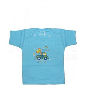 تی شرت آستین کوتاه نوزادی دولوو طرح فیروزه ای Davalloo Turquoise Baby T-Shirt With Short Sleeve
