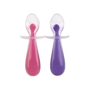 قاشق مانچکین مدل Silicone Spoons بسته 2 عددی Munchkin Silicone Spoons Pack of 2