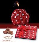 شکلات مرداس طرح کریستال کادویی مدل جرقه ای