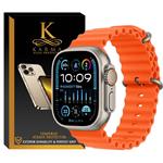 بند کارما مدل KA- Ocean مناسب برای ساعت هوشمند هاینو تکو  T94 Ultra max 49mm