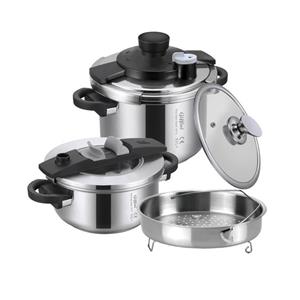 زودپز دوقلو جی فی نی مدل NEW-G02  گنجایش 6و 4 لیتر