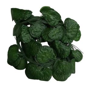 گل مصنوعی مدل ریسه برگ خطی مدل شمعدانی بسته 12 عددی
