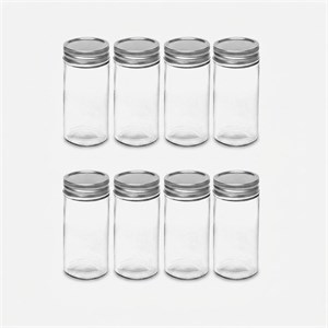 جا ادویه مدل یونیک استوانه ای کد S3-8 مجموعه 8 عددی