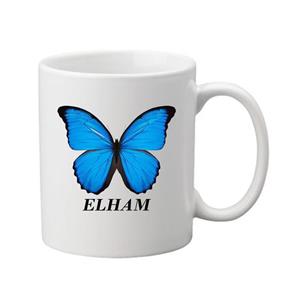 ماگ طرح اسم  الهام کد 255