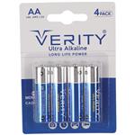 باتری چهارتایی قلمی Verity Ultra Alkaline LR6 1.5V AA
