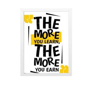 تابلو مدل میس فریم انگیزشی The More You Learn