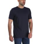 تی شرت آستین کوتاه مردانه لیبن از مدل Mt-03 رنگ سرمه ای