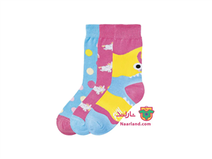 پک ۳ عددی جوراب FUN SOCKS آلمان جعبه طرح تک شاخ کد 0.169