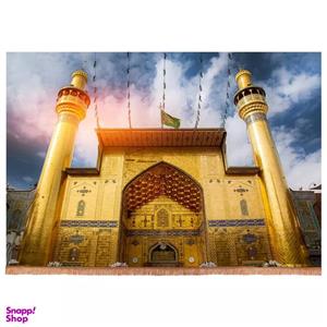 پرچم خدمتگزاران مدل کتیبه غدیر طرح ایوان نجف حرم حضرت علی علیه السلام کد 30003683