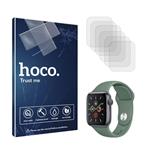 محافظ صفحه نمایش شفاف هوکو مناسب برای ساعت هوشمند اپل واچ Series5 Aluminium 40mm بسته 6 عددی