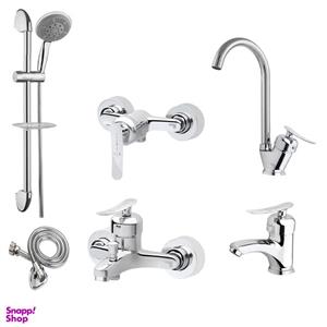 ست شیرآلات حکمت نشان مدل چکاوک پلاس مجموعه 6 عددی