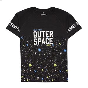 تی شرت آستین کوتاه پسرانه بانی نو مدل یقه گرد outer space