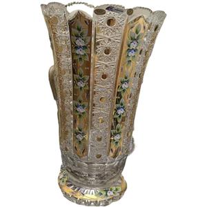 گلدان بزرگ آلیش طلایی کد 85