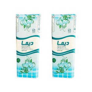 پنبه هیدروفیل دیما مدل 001 وزن 100 گرم بسته 2 عددی