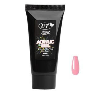 پلی ژل کاشت ناخن یوتی مدل اکریلیک شماره 003 حجم 30 میلی لیتر رنگ صورتی روشن
