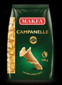 پاستا ماکفا Makfa Pasta Campanelle با فرم کامپانل 500 گرم