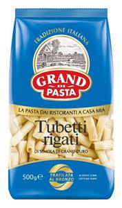 پاستا گرند دی Grand Di Pasta tubetti rigati با فرم توبتی ریگاتی500گرم