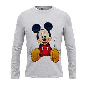 تی شرت آستین بلند مردانه مدل میکی موس