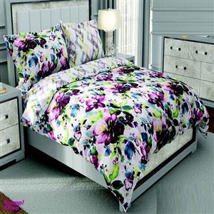 سرویس روتختی طرح ساتین پنبه پلاس کد128 یک نفره چهار تکه