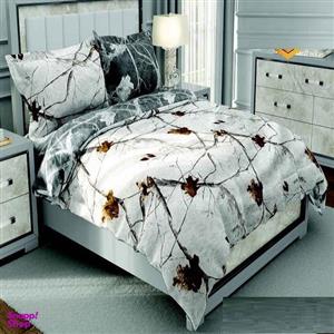 سرویس روتختی طرح ساتین پنبه پلاس کد 118 دو نفره شش تکه