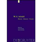 کتاب W. G. Sebald اثر Scott Denham and Mark McCulloh انتشارات de Gruyter