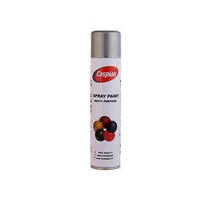 اسپری رنگ نقره ای کاسپین مدل cas حجم 300 میلی لیتر مجموعه 2 عددی