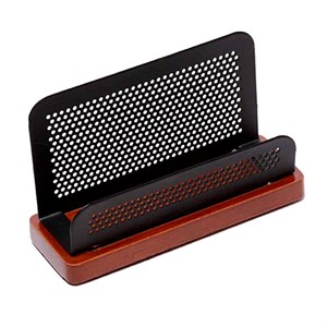 جای کارت مدل چوب و فلز کد 141