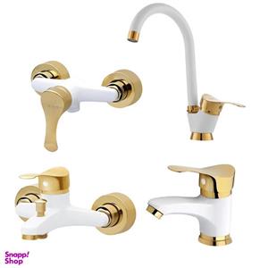 ست شیرآلات ترنم مدل یونیک پلاسST مجموعه 4 عددی