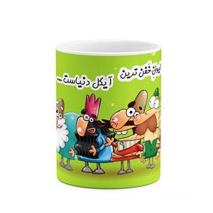 ماگ کاکتی طرح لیوان آیگل مدل دیرین دیرین کد mgh55435