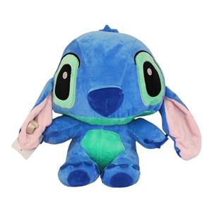 عروسک استیج آبی رنگ نشسته خارجی 35 سانتی