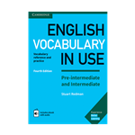  ویرایش چهارم کتاب vocabulary in use pre-intermediate and intermediate