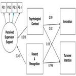 Mediator analysis in the management of innovation in Indian knowledge workers: the role of perceived supervisor support, psychological contract, reward and recognition and turnover intention