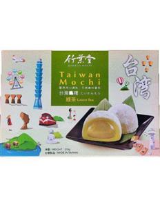 شیرینی موچی تایوانی با طعم چای سبز 210 گرمی Taiwan Mochi Green Tea Flavor